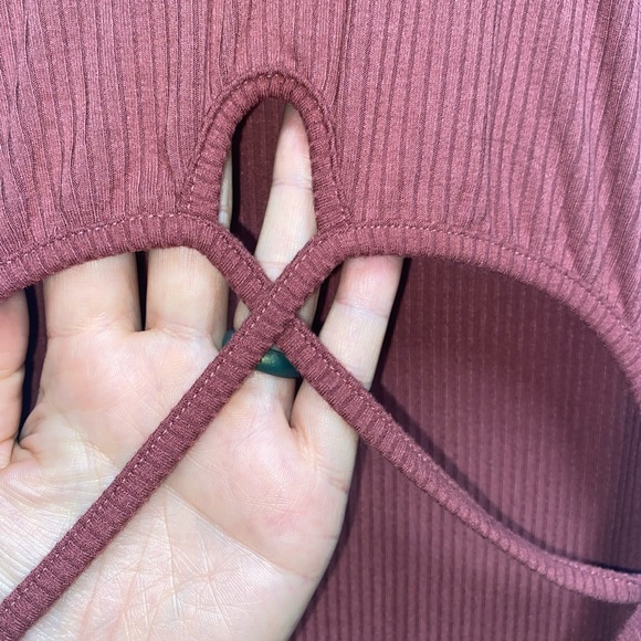 ENDLESS BLU Cutout Midi Dress - Picture 2 of 5